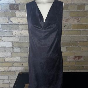 Faux Leather Mini Dress